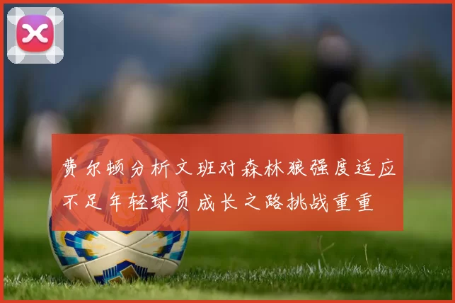 费尔顿分析文班对森林狼强度适应不足年轻球员成长之路挑战重重